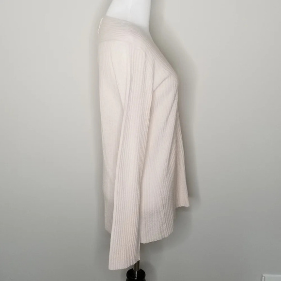 NWT Vince Ribbed Wool/Cashmere V-Neck Sweater S - Picture 4 of 8